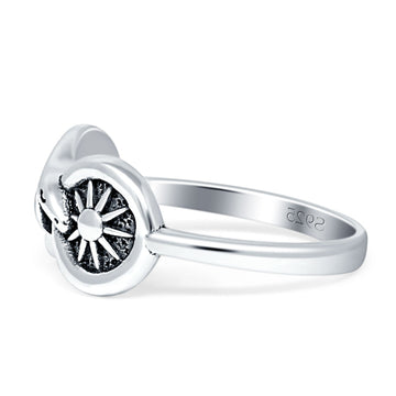 Infinity Snake Oxidized Ring 925 Sterling Silver Wholesale